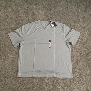 Van Heusen Light Gray V-Neck T-Shirt